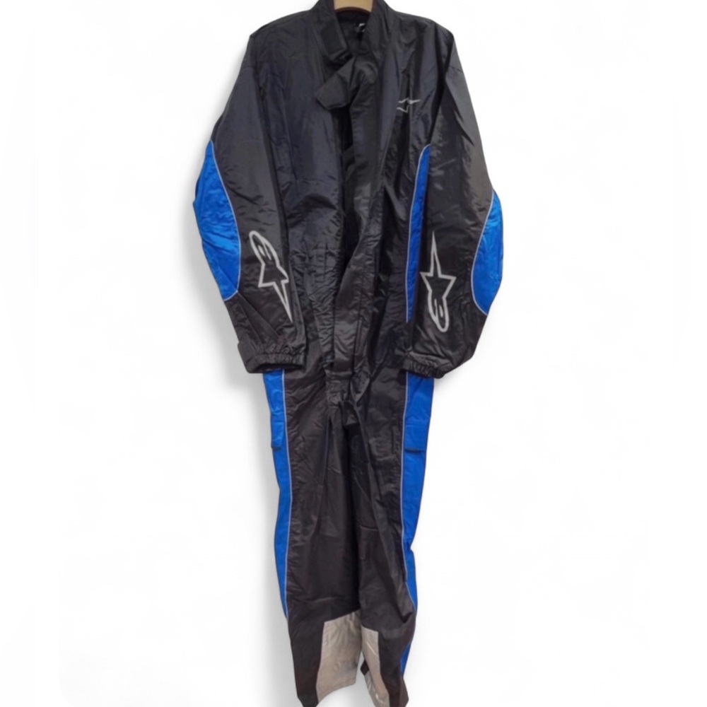 Alpinestars Black and Blue Racing One-Piece Suit